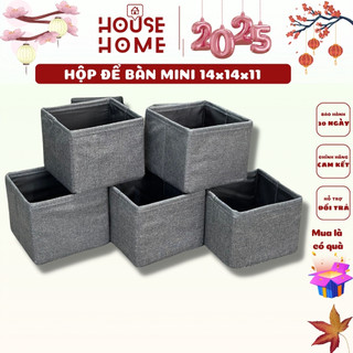  Hộp Vải Đựng Đồ Đa Năng Hộp Vuông Để Khăn Vật Dụng Cá Nhân Hộp Đựng Tất Vớ Nhỏ Gọn - HousetoHome 