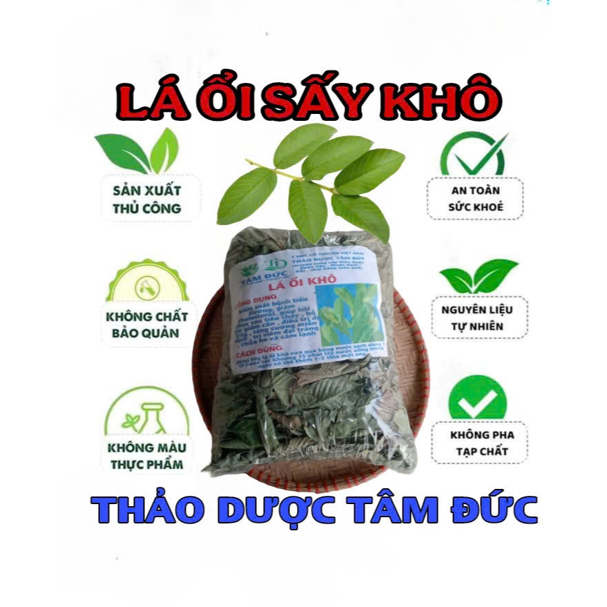 1kg lá ổi sấy lạnh khô hữu cơ