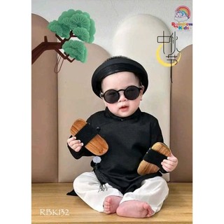 Áo dài ông đồ cho bé trai (kèm quần TẶNG MẤN)