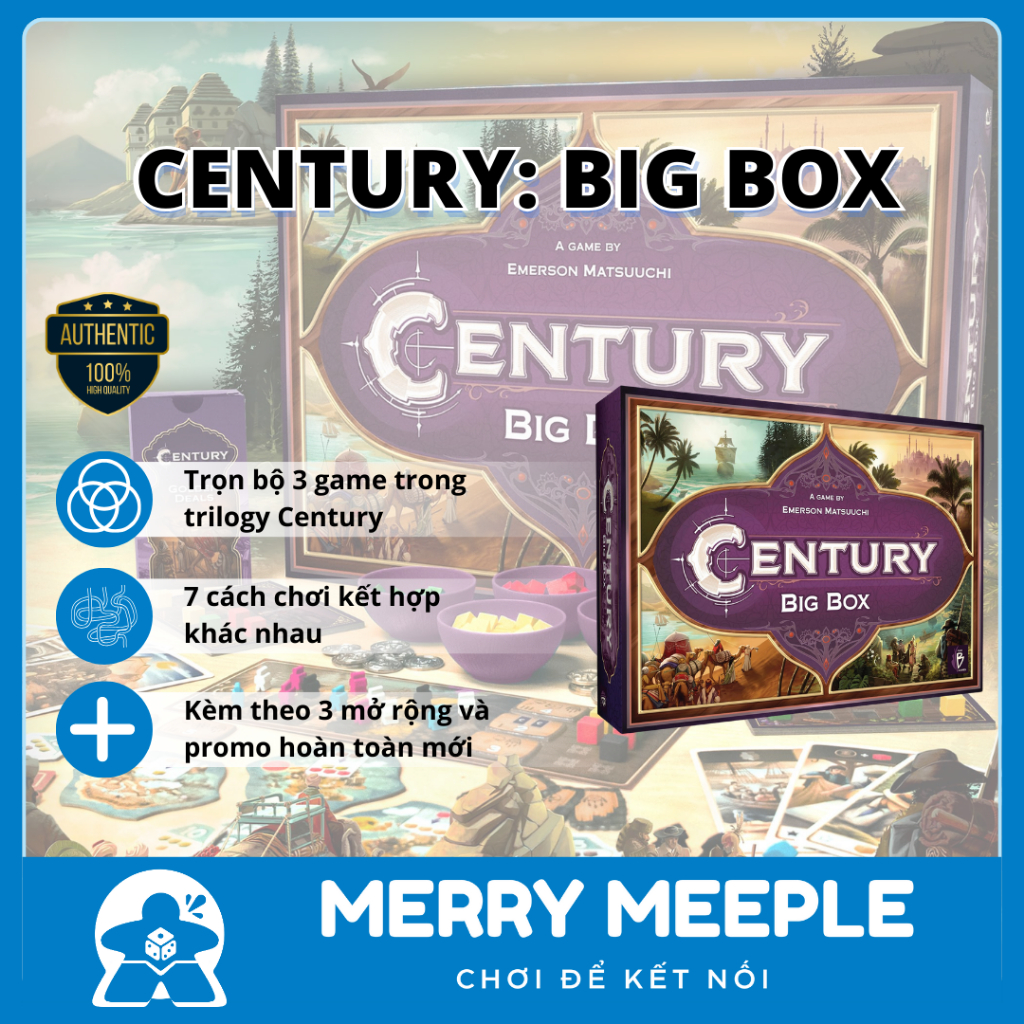 [US] - Century: Big Box - Trò chơi board game chính hãng - Board game chiến thuật