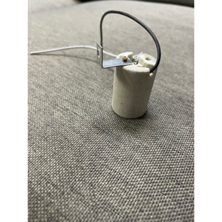 Đui đèn E14 bằng sứ cao cấp chống nhiệt gắn tường dùng để trang trí hoặc lắp đèn nhà xưởng