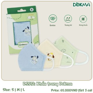 Khẩu trang trẻ em Dokma  DS512