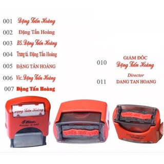 Khắc dấu tên hiệu Shiny S-222 (khắc tên theo yêu cầu)
