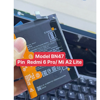 Pin xiaomi Redmi 6 Pro/ Mi A2 Lite.Model BN47,Dung lượng cao,có bảo hành