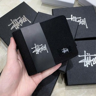 VÍ STUSSY BASIC CHẤT LIỆU VẢI POLYESTER CANVAS KHÁNG NƯỚC – NOPI STORE