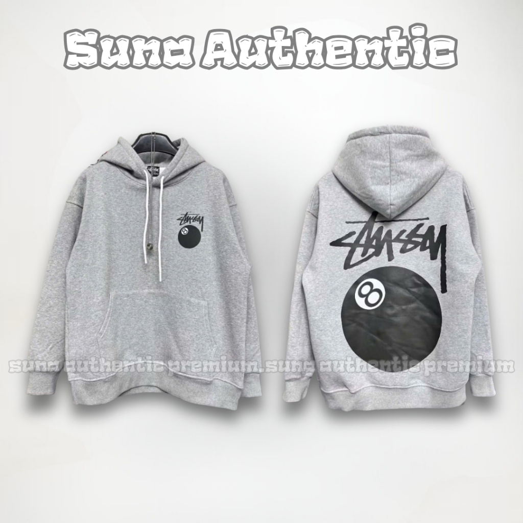 (Premium) Áo Hoodie Stussy 8 Pool Cotton Cao Cấp - Suna Authentic