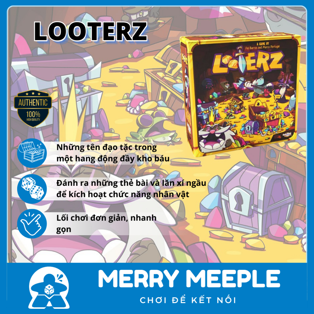 [US] Looterz - Trò Chơi Board Game