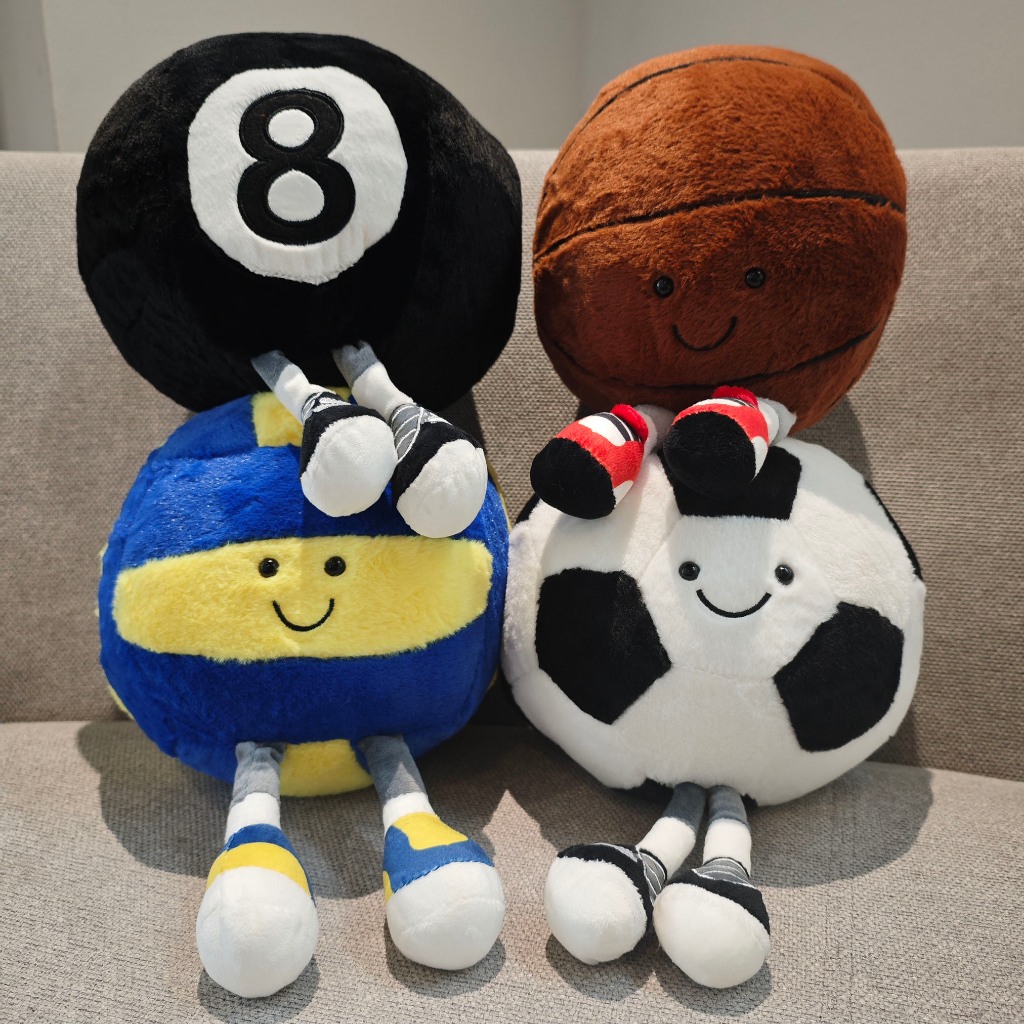  Gấu bông hình bóng đá dễ thương gấu bóng đá big size 40cm gấu bông trái banh mềm mịn 