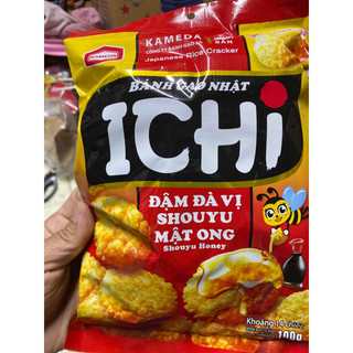  2 gói bánh gạo ICHI mật ong thơm ngon100gam 