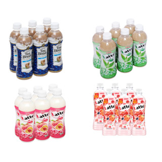 Lốc 6 Chai Trà Sữa Latte/ Latte Đào/ Latte Dâu/ TeaBreak Anh Quốc