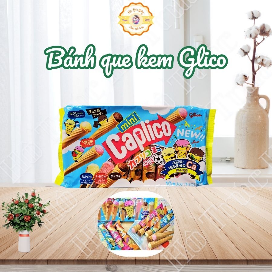 Bánh que kem Ốc quế Glico cho bé trên 1 tuổi