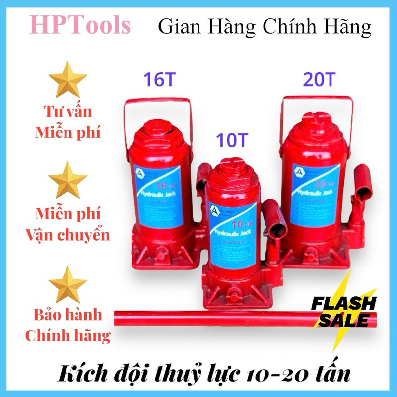 Kích thuỷ lực, Con đội thuỷ lực 10, 16, 20 tấn HPTools