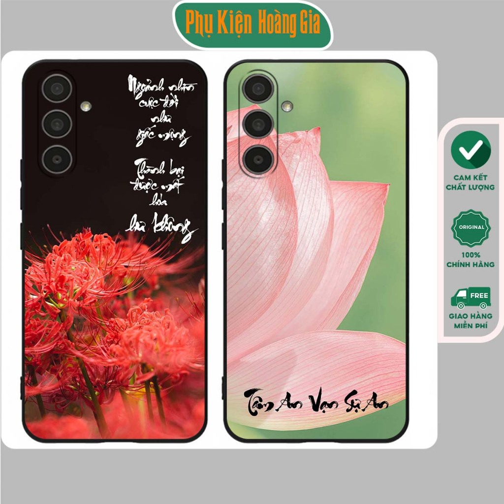 Ốp lưng Samsung A16 - Samsung A16 5G tpu bảo vệ camera in hình tranh chữ thư pháp