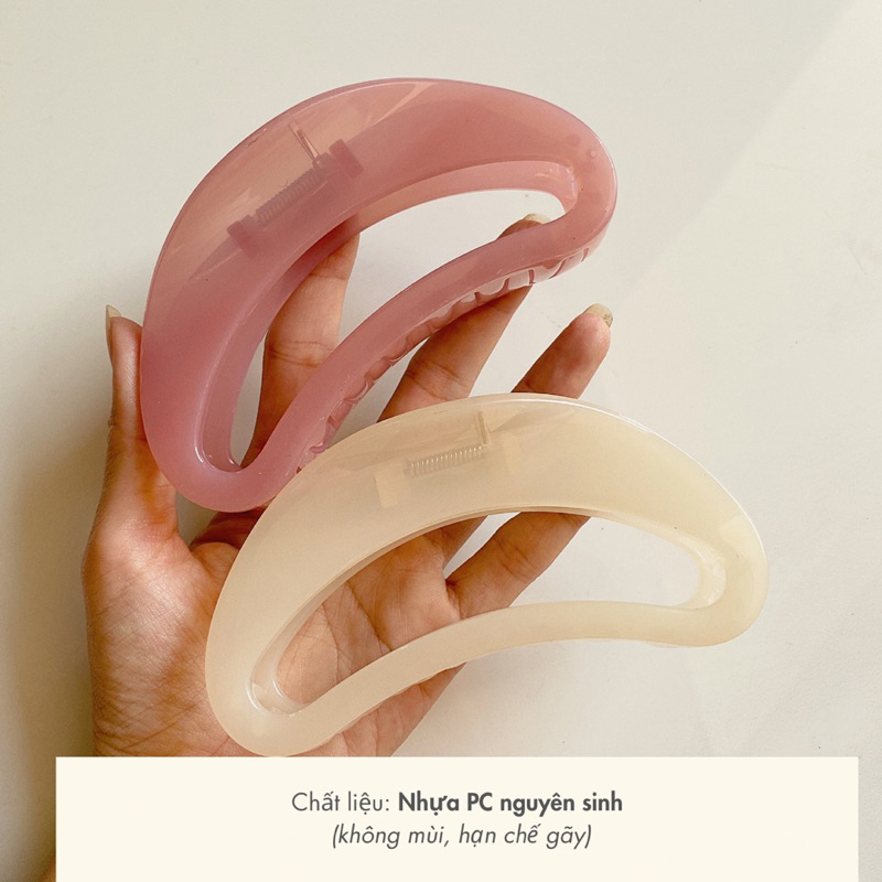 Kẹp Tóc Thạch Bán Nguyệt Size Lớn NHÀ CÚ Kẹp Bấm Càng Cua Phong Cách Hàn Quốc 5982 | BigBuy360 - bigbuy360.vn