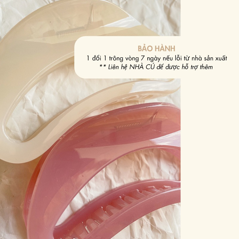 Kẹp Tóc Thạch Bán Nguyệt Size Lớn NHÀ CÚ Kẹp Bấm Càng Cua Phong Cách Hàn Quốc 5982 | BigBuy360 - bigbuy360.vn