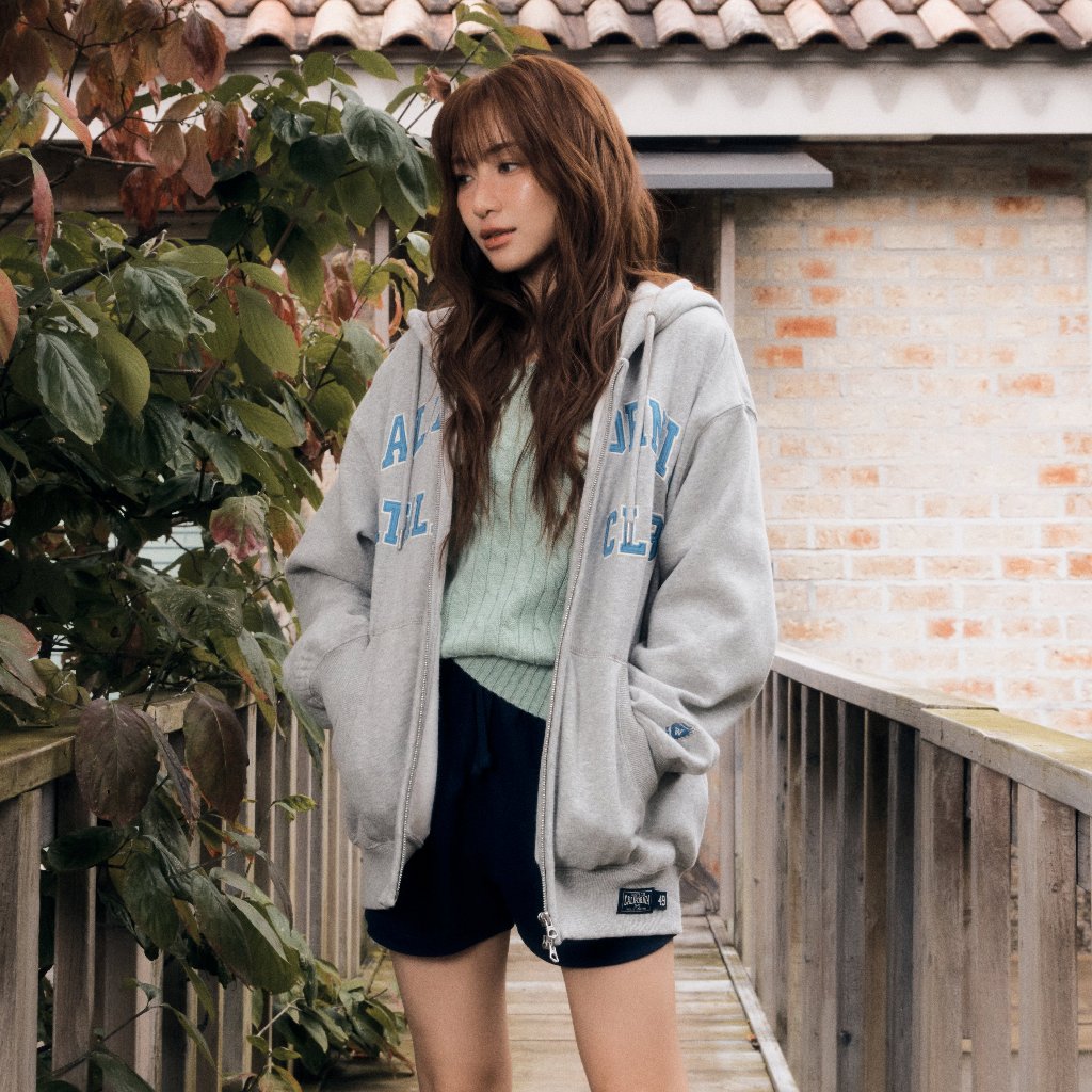 [WHO.A.U x Hòa Minzy] Áo Khoác WHO.A.U Signature Patch Hood Zip-up(Brushed)_WHMZE4911U