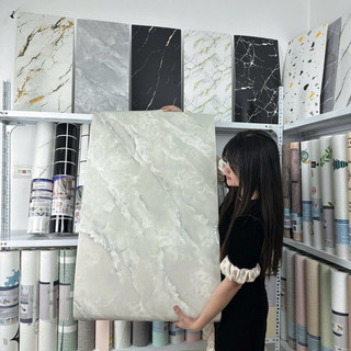 Xốp Dán Tường PVC Vân Đá dạng Cuộn công nghệ mới. Cuộn 60CM x 3M nét căng.
