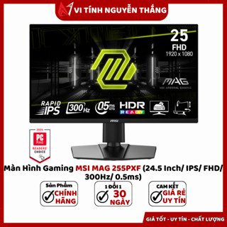 Màn Hình Gaming MSI MAG 255PXF (24.5 Inch/ IPS/ FHD/ 300Hz/ 0.5ms)