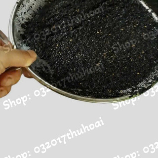 [1kg] Bột đậu đen mè đen nguyên chất nhà làm (các hạt rửa sạch, rang thủ công bếp củi).