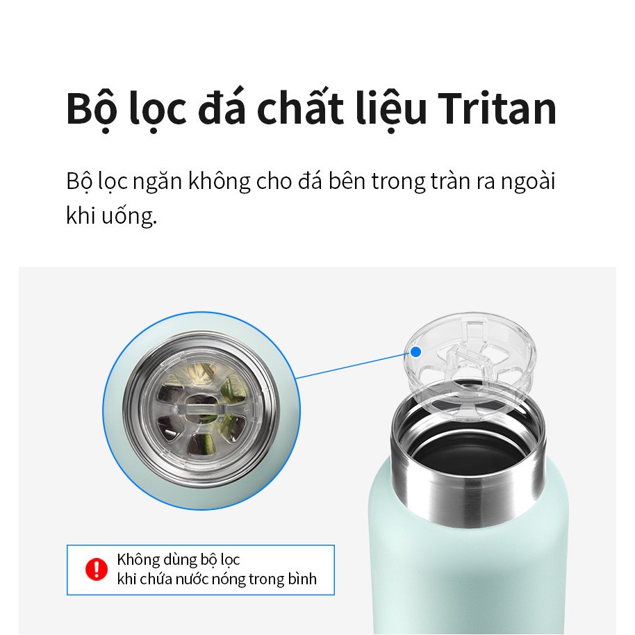 Bình Giữ Nhiệt LocknLock 650ML-800ML Sling Ring Có Quai Xách Cute Màu Pastel LHC4321-4322 T2C Mall | BigBuy360 - bigbuy360.vn