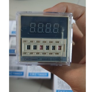 Timer điện tử CKC DH48S-S / DH48S-2Z điện áp 12V/24V/220V/380V tặng kèm chân đế PF083A