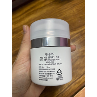 Kem Dưỡng Chống Lão Hóa Chuyên Sâu Maxclinic Time Return Melatonin Cream cho làn da săn chắc và rạng rỡ.