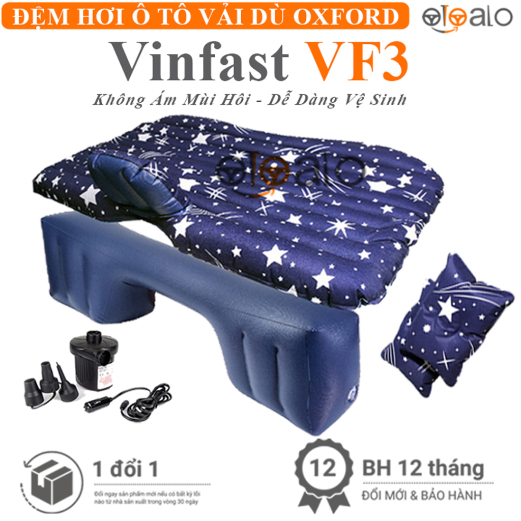 Đệm hơi ô tô Vinfast VF3 vải dù Oxford cao cấp