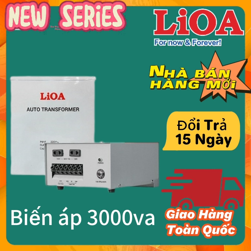 [ CHÍNH HÃNG LIOA]Biến Áp - Đổi Nguồn Lioa 3000va cong suất lớn điện ra 100&120v 15A