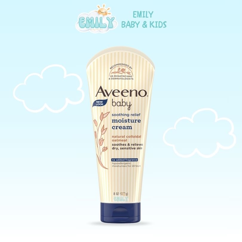 Kem dưỡng ẩm làm dịu da cho bé Aveeno Baby Soothing Cream