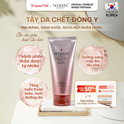 Gel Tẩy Da Chết Nguyên Liệu Đông Y WHISIS Giảm Nám Và Sạm Da Cho Da Xỉn Màu, Thâm Sạm 120ml