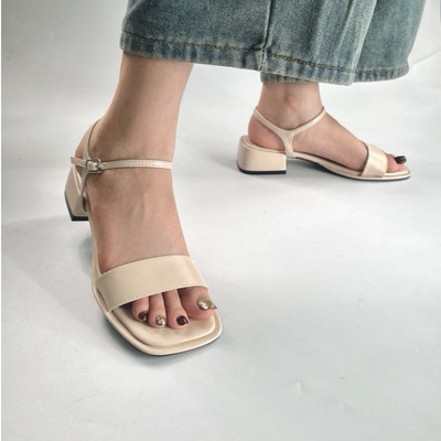 Giày sandal nữ MYSS quai ngang bản lớn 3cm cao cấp thời trang - SD304