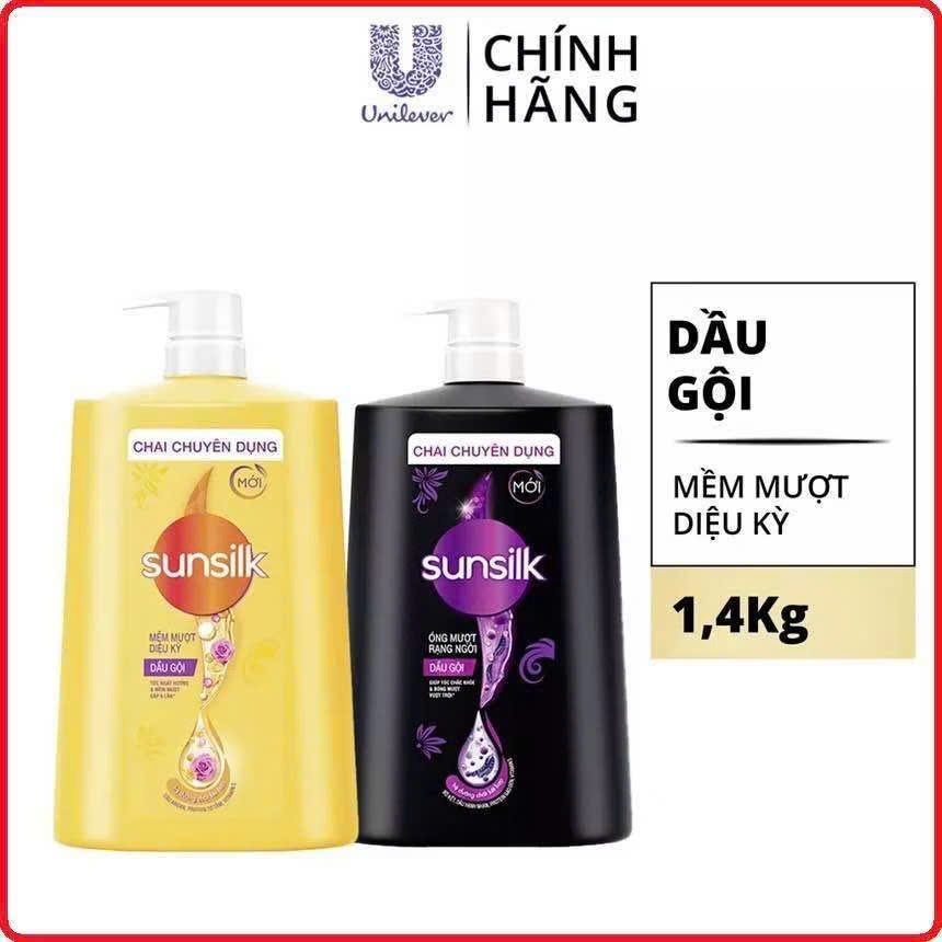 Dầu Gội Sunsilk 1,4kg Vàng Và Đen