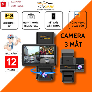  Camera Hành Trình Ô Tô A7 Pro 3 Kênh Trước Trong Sau – Ghi Hình 2K Full HD Siêu Nét Góc Rộng Hỗ Trợ Ban Đêm BH 12T 