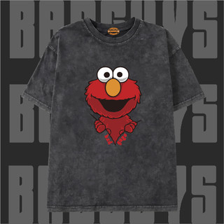 Áo thun unisex form rộng hoạt hình Elmo 100% Cotton Cao Cấp BGS056 - Local Brand Bad Guys Chính Hãng