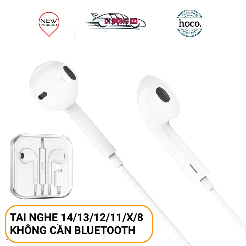 Tai Nghe Hoco M111 Cho 14/13/ 12/11/ Pro/ Promax/ Mini X/ Xsmax/ 8/7/6 Plus Không Cần Kết Nối Blueto