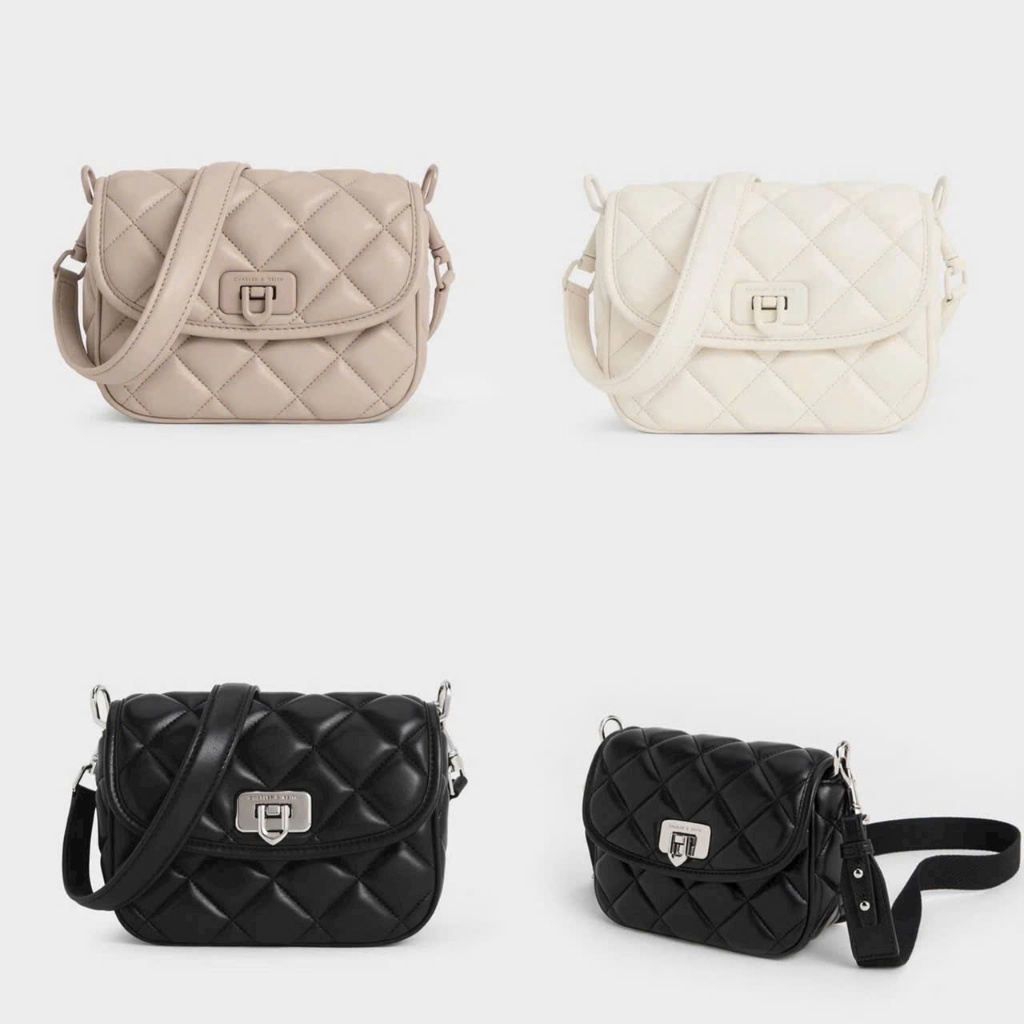 Túi nữ túi cnk trần trám phồng size 20 bản 2 dây chất da mềm siêu đẹp 2260# - Barack.Shop