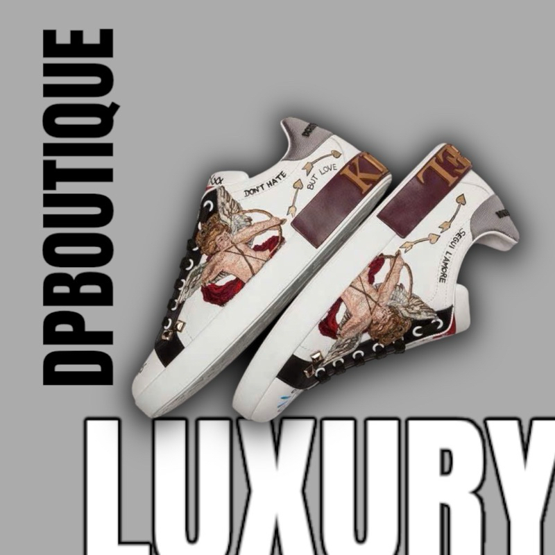 [ DPBoutique.hn 2 ] - Giày Sneaker D.G Hoạ Tiết Thiên Thần Cao Cấp - Giày Sneaker D.G [ Full Box ]