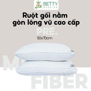 Ruột Gối Nằm Betty Bedding 50x70cm (01 cái) - Gòn Lông Vũ / Gòn Bi