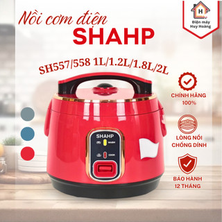  Nồi cơm điện Shahp Hàn Quốc Nồi cơm nhỏ cho sinh viên lõi chống dính 1L 1.2L 1.8L 2L 