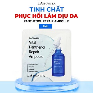 Combo 3 Minisize Tinh chất hỗ trợ phục hồi làm dịu da La Bonita Panthenol Repair Ampoule 6ml