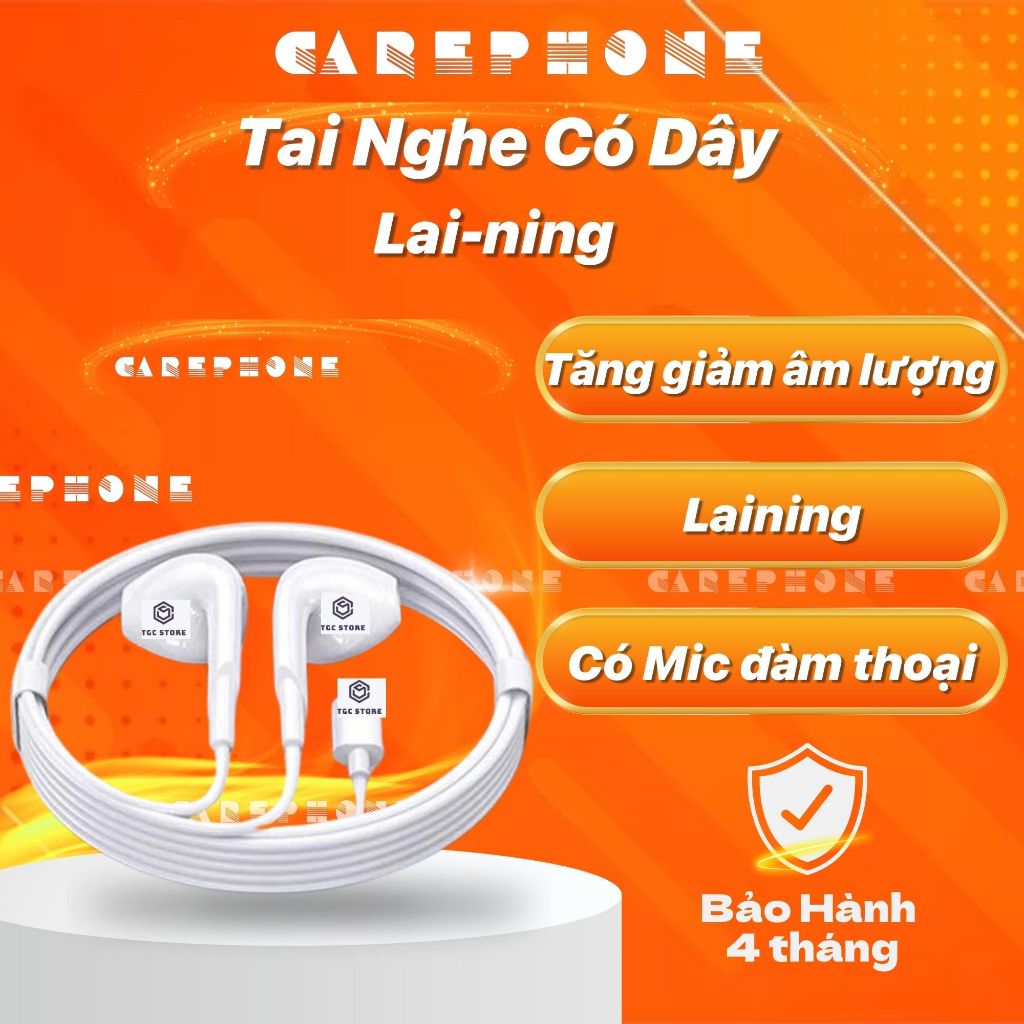 Tai nghe AI PHÔN TÁO kết nối bluetooth chân dẹp,siêu bền ổn định cho từ 7 trở lên