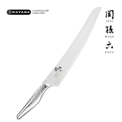 Dao cắt bánh mỳ của Nhật Bản cao cấp KAI Shoso nguyên khối Bread - AB5164 (240mm)