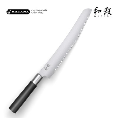 Dao cắt bánh mỳ Nhật Bản cao cấp KAI Wasabi Black Bread - 6723B (230mm)