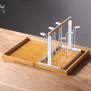 khay úp cốc để bàn uống nước được mạ vàng cao cấp