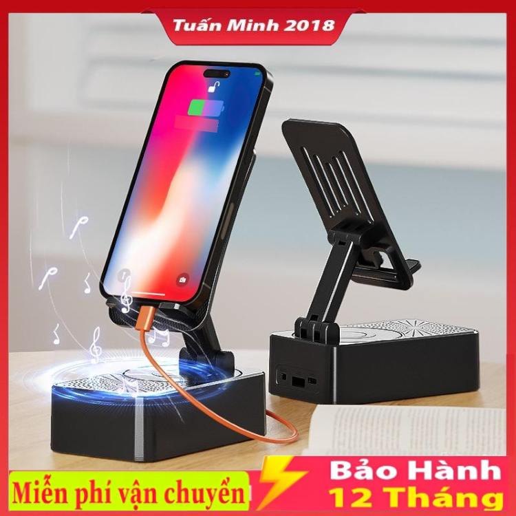 Loa Bluetooth K1 Loa 3 Trong 1 Tích Hợp Sạc Dự Phòng , Làm Loa Phát Nhạc, Giá Đỡ Điện Thoại Chống Tr