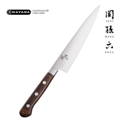 Dao gọt hoa quả của Nhật Bản cao cấp KAI Benifuji cán gỗ Petty Cooking - AB5444 (150mm)