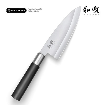 Dao lọc thịt cá Nhật Bản cao cấp KAI Wasabi Black Deba - 6715D (150mm)