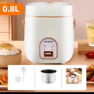 Nồi cơm điện Tiroshi 0.8L mini dành cho 1 - 2 người ăn, có thể nấu gạo nứt