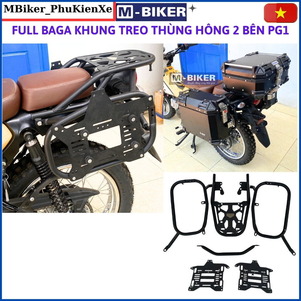 Baga PG1, Baga khung thùng PG1, Cảng sau pg1, chính hãng MBiker