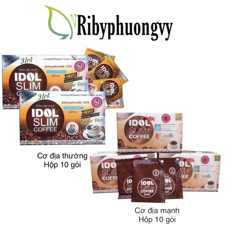 Cà phê giảm cân idol slim coffee chuẩn thái Lan